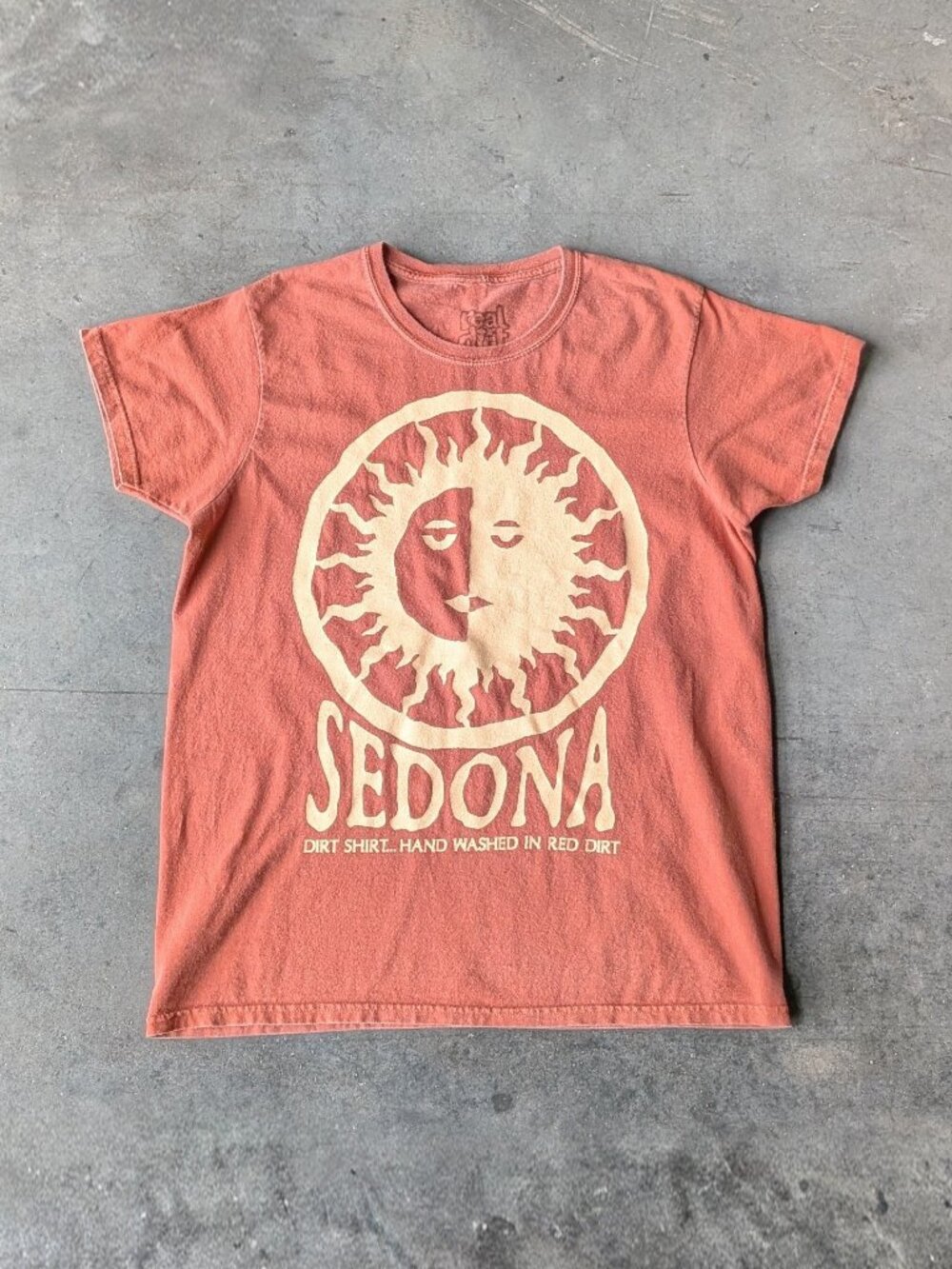Real Dirt Shirt Sedona Arizona Short Sleeve Crewneck Tee medium